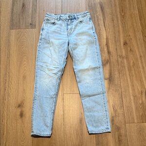 American Eagle Outfitters Light Blue Straight Leg Jeans